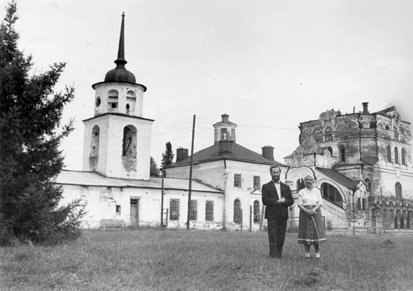 С отцом Владимиром (Кузивым). Веркольский монастырь, 7 августа 1990 года
